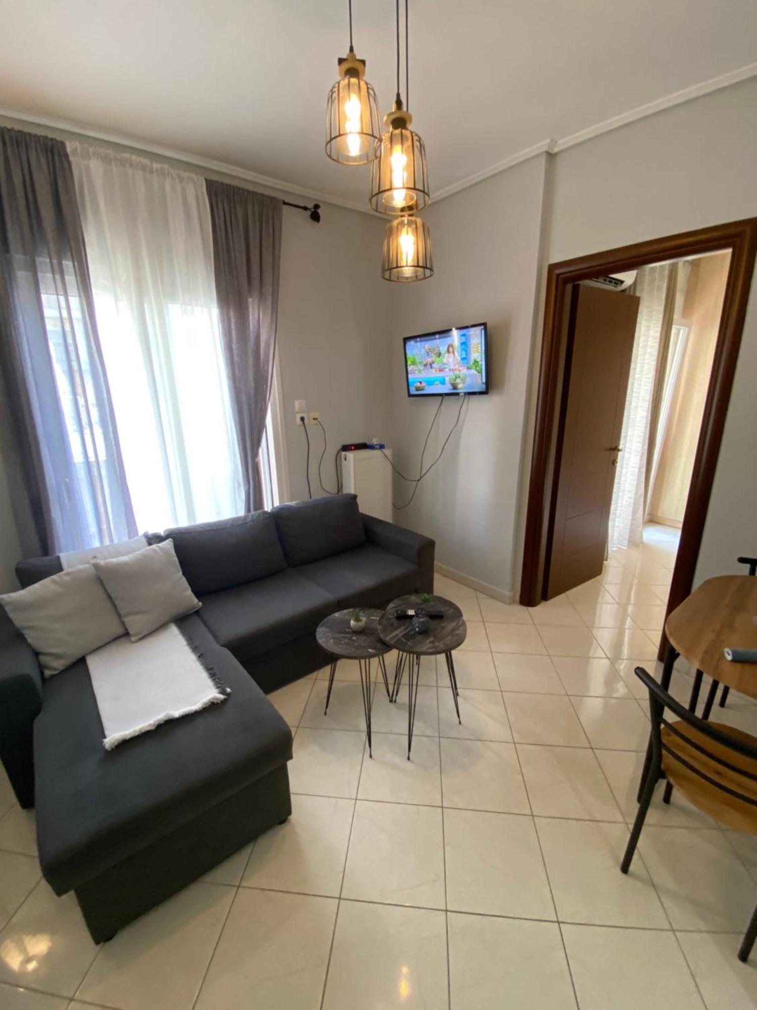 Cozy Apartment Volos Bagian luar foto